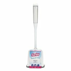 Cheapest 😉 Sorbo Quick & Easy Toilet Brush Set - White 😀