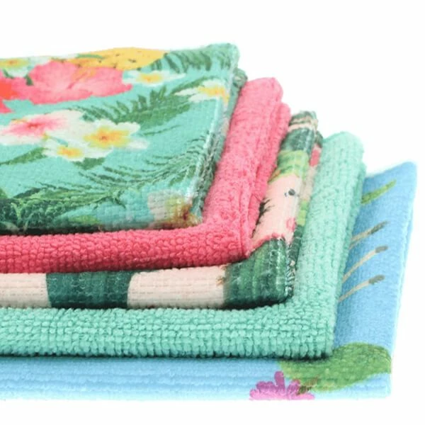 Buy ✔️ Sorbo Pack Of 5 Microfibre Cloths In Botanical Print 👏 6 Buy ✔️ Sorbo Pack Of 5 Microfibre Cloths In Botanical Print 👏 - Image 5