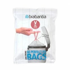 Hot Sale 💯 Brabantia Perfectfit Bags Size V 3 Litre 60 Bag Dispenser Pack 👍