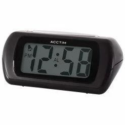 Flash Sale 👏 Acctim Auric Alarm Clock Black 🎉
