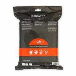 HOME popular shop -HOME popular shop 138829 Brabantia PerfectFit Bags M 60 litre Dispenser Pack of 40 bags 1