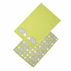 Coupon 😉 Scion Living Spike Set Of 2 Tea Towels Green 💯