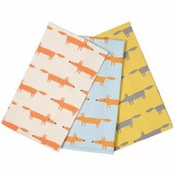 Coupon ⌛ Scion Living Mr Fox Tea Towels Set Of 3 👏
