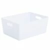 Best Sale 👏 Wham Studio Basket 5.02 Rectangular Ice White 👍 -HOME popular shop 25600 Studio Basket 5 02 Rectangular Ice White