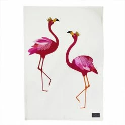 Discount 🔥 Sara Miller London Sara Miller Flamingo Placement Tea Towel 🧨