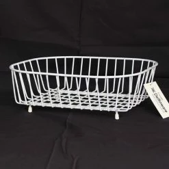 Buy ⭐ Delfinware Wireware Cream Oval Sink Basket ⌛