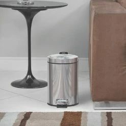 Coupon 👍 Tramontina Polished Stainless Steel Pedal Bin 3L 🤩 -HOME popular shop 94538103 Tramontina Polished Stainless Steel Pedal Bin 3L 5