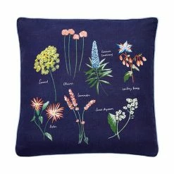 Buy ✔️ Joules Pollinators Cushion 45 X 45cm Navy 🤩