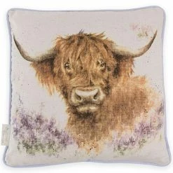 Brand new โค๏ธ Wrendale Designs Wrendale Highland Cow Cushion ๐
