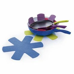 Budget ๐ Colourworks Set Of Four Non-Slip Pan Protectors โค๏ธ