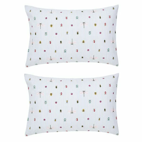 Outlet โญ Joules Botanical Bugs Standard Pillowcase Pair Chalk ๐ 3 Outlet โญ Joules Botanical Bugs Standard Pillowcase Pair Chalk ๐