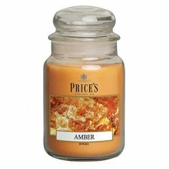 New ✨ Price's Prices Fragrance Collection Amber Large Jar Candle 💯