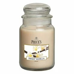 Outlet 🧨 Price's Prices Fragrance Collection Sweet Vanilla Large Jar Candle 🥰