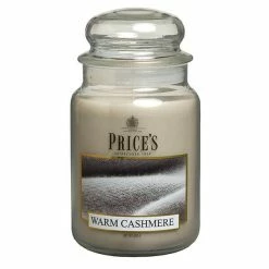 Discount 😍 Price's Prices Fragrance Collection Warm Cashmere Large Jar Candle 🌟