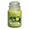 Flash Sale 😀 Price's Prices Fragrance Collection Lime / Basil Large Jar Candle 🤩 -HOME popular shop PBJ010690 Prices Fragrance Collection Lime Basil Large Jar Candle New