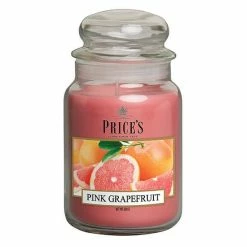 Flash Sale 🌟 Price's Prices Fragrance Collection Pink Grapefruit Large Jar Candle ✔️