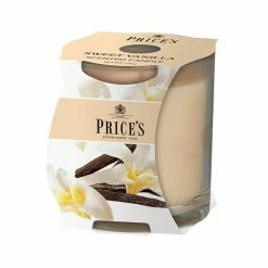 Deals 💯 Price's Prices Fragrance Collection Sweet Vanilla Cluster Jar Candle 🎁