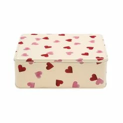 Buy 🎉 Emma Bridgewater Pink Hearts Deep Rectangular Tin 🧨