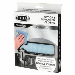 Promo 👍 Stellar Microfibre Cleaning Cloth (2 Pck) ⌛