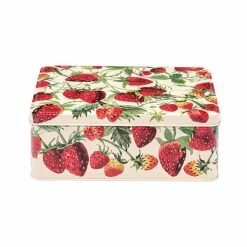 Buy 🎉 Emma Bridgewater Strawberries Deep Rectangular Tin 🔥