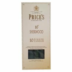 Cheap 👏 Price's Prices 10" Sherwood Candle Evergreen Pack Of 10 🌟