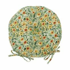 Promo 😀 Walton & Co Wildflower Round Seat Pad With Ties ✨